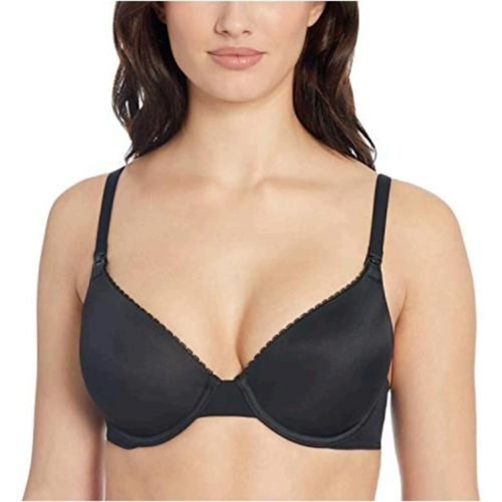Motherhood Maternity Women's Maternity Lightly Lined Full, Black, Size 34DDD